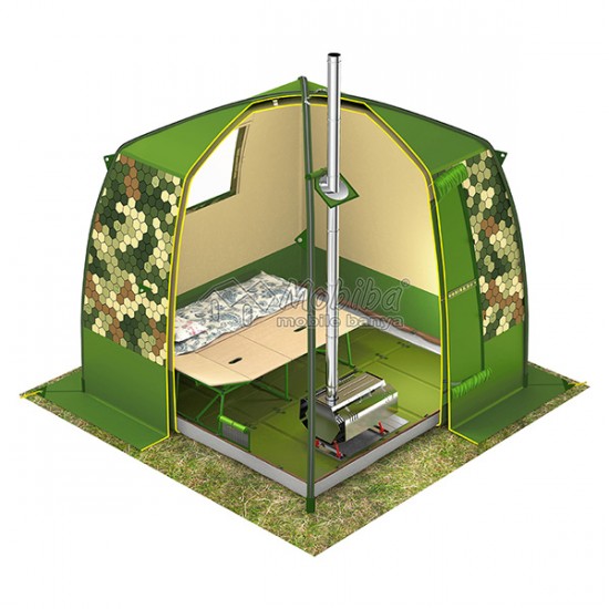 Интерьер Мобиба МБ-15 в качестве палатки для временного ночлега.jpg (135.92 КБ) 2734 просмотра Интерьер Мобиба МБ-15 в качестве палатки для временного ночлега