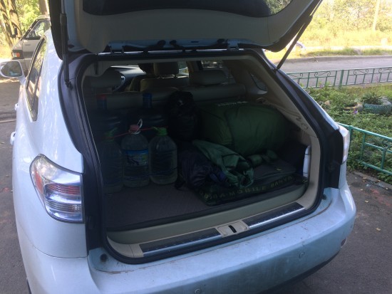 Кайфандра + ПС-350 + запас воды + пара кресел.