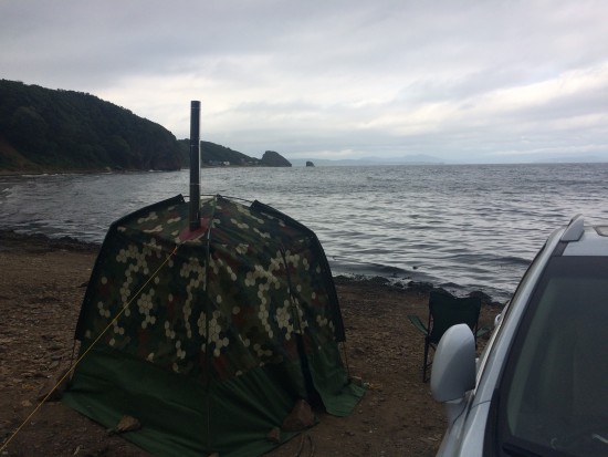 Вечерний вид на море.