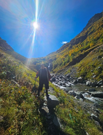 по дороге на водопады