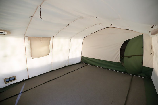 Всесезонная армейская палатка-баня Роснар Р-636 М2