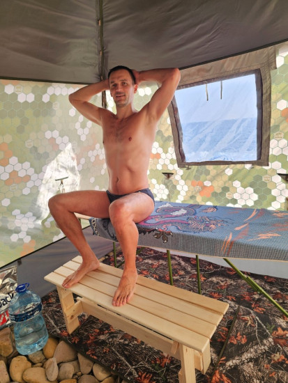 Ноги ставить удобно или детям посидеть.