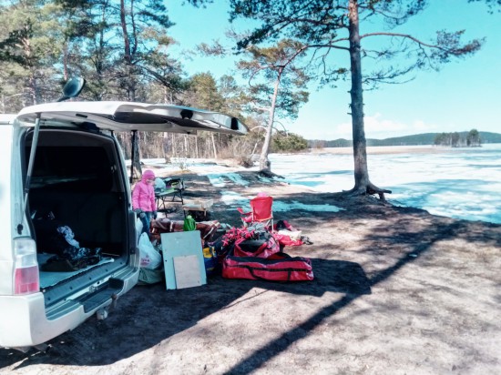 Выгрузились, ниже пара фото как красиво